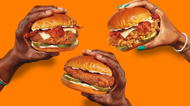 Popeyes chicken sandwiches