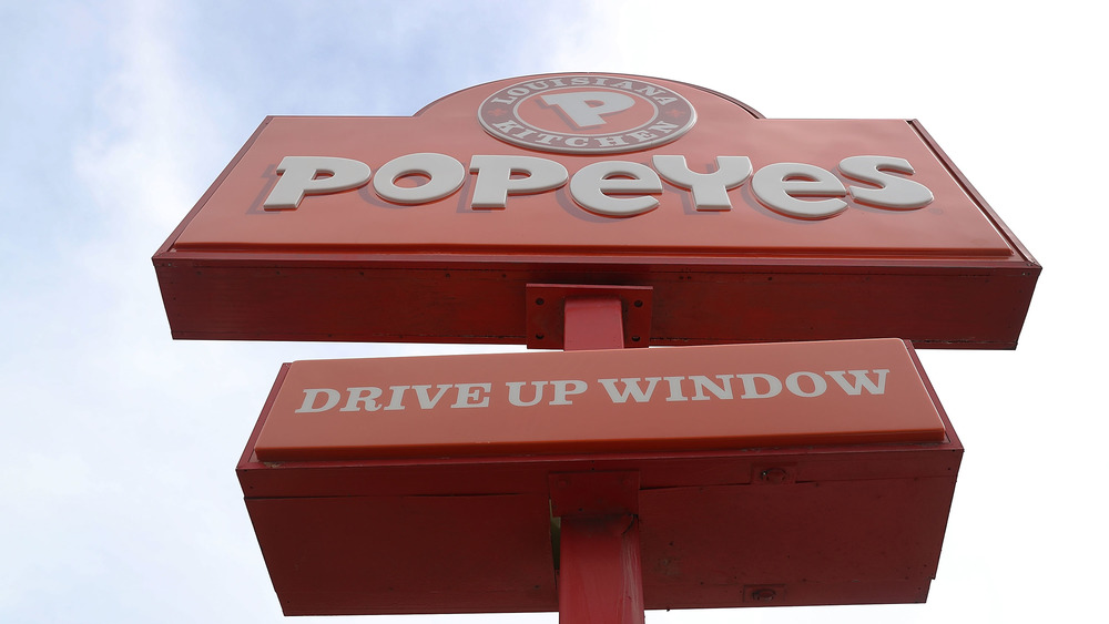 Popeyes outdoor sign