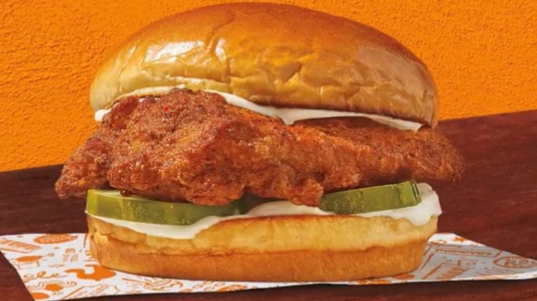 Popeyes Blackened Chicken Sandwich