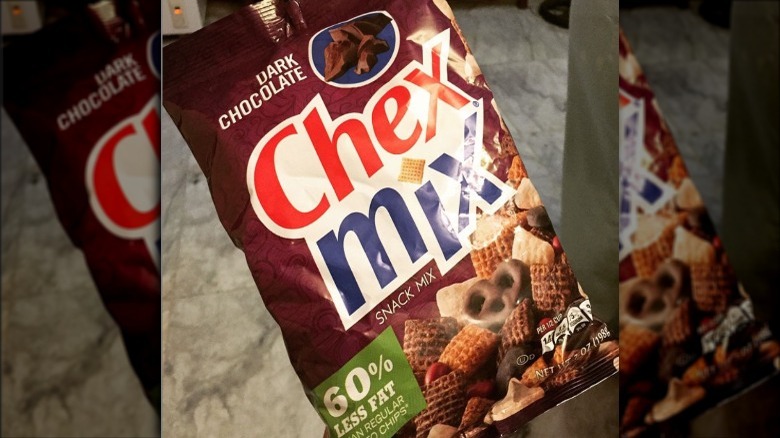 Bag of Dark Chocolate Chex Mix