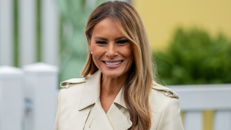 Melania Trump smiling