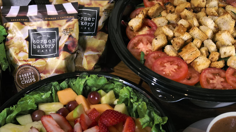 Corner Bakery Cafe sandwiches and salads