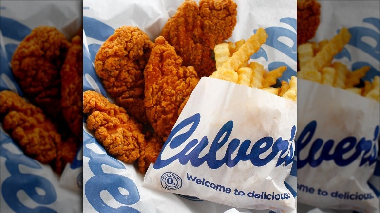 Culver's Buffalo Chicken Tenders with fries
