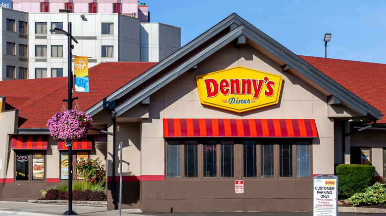 Outside of a Denny's