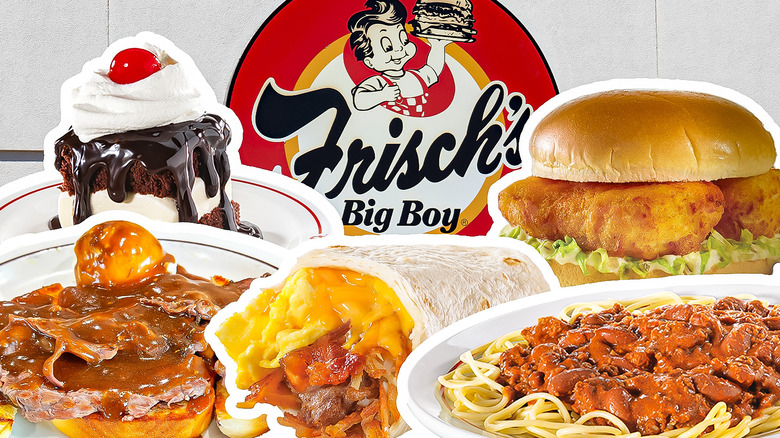 assorted Frisch's Big Boy dishes