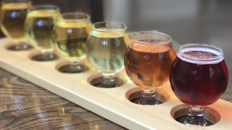 hard cider flight