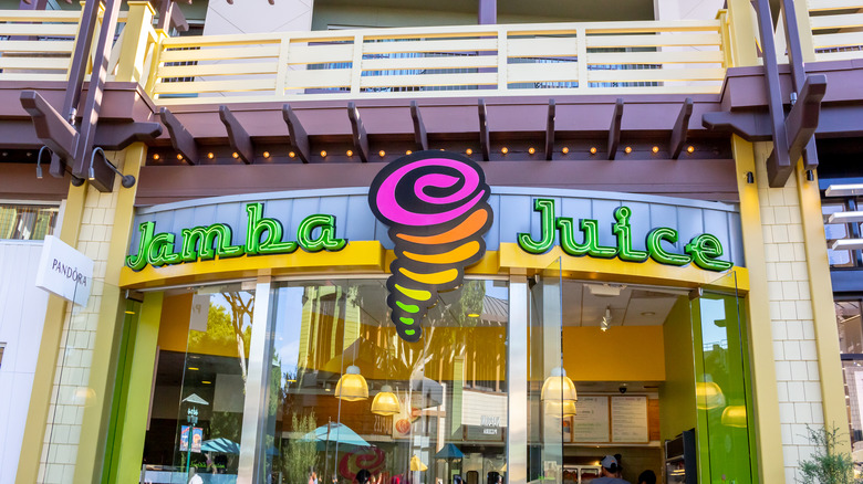 A Jamba Juice storefront