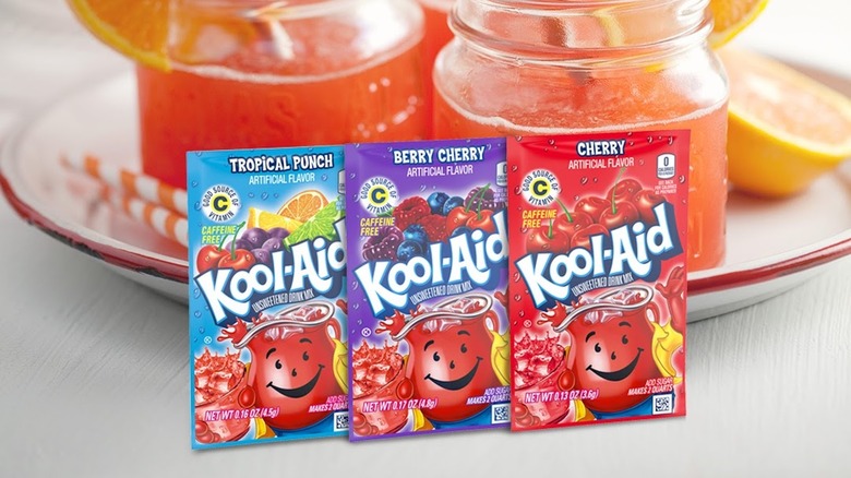 Kool-Aid drink mix packets with punch