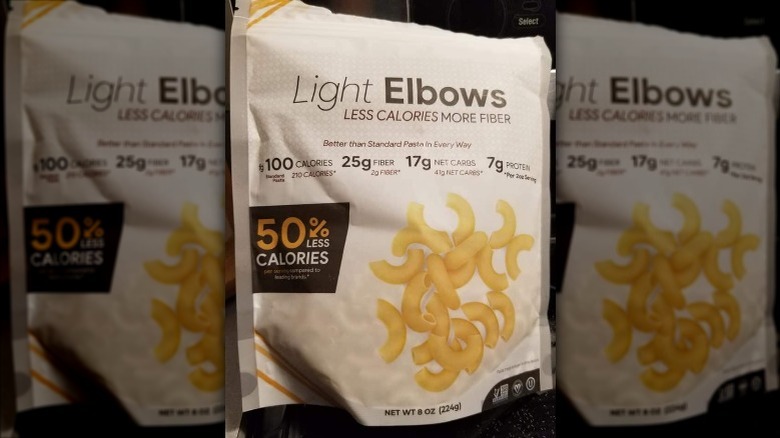 A bag of Fiber Gourmet Light Elbows
