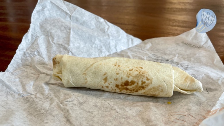 sausage breakfast burrito wrapper
