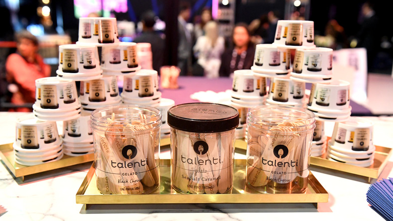 talenti gelato on display