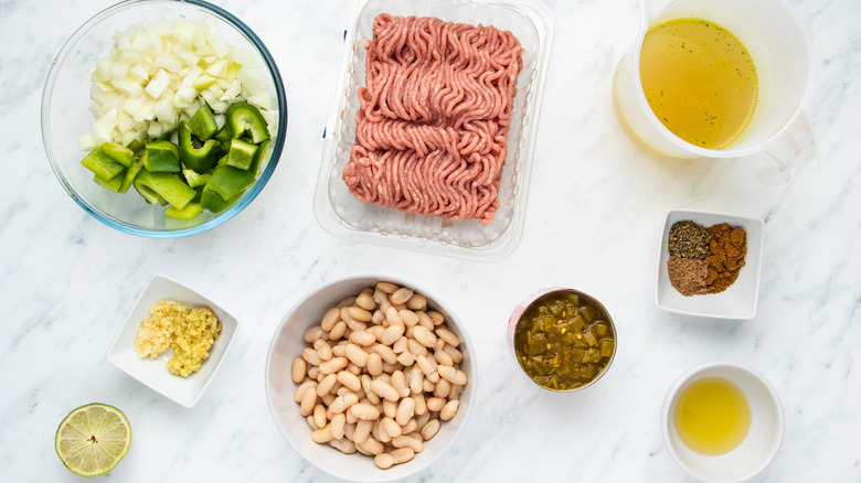 pork green chile chili ingredients