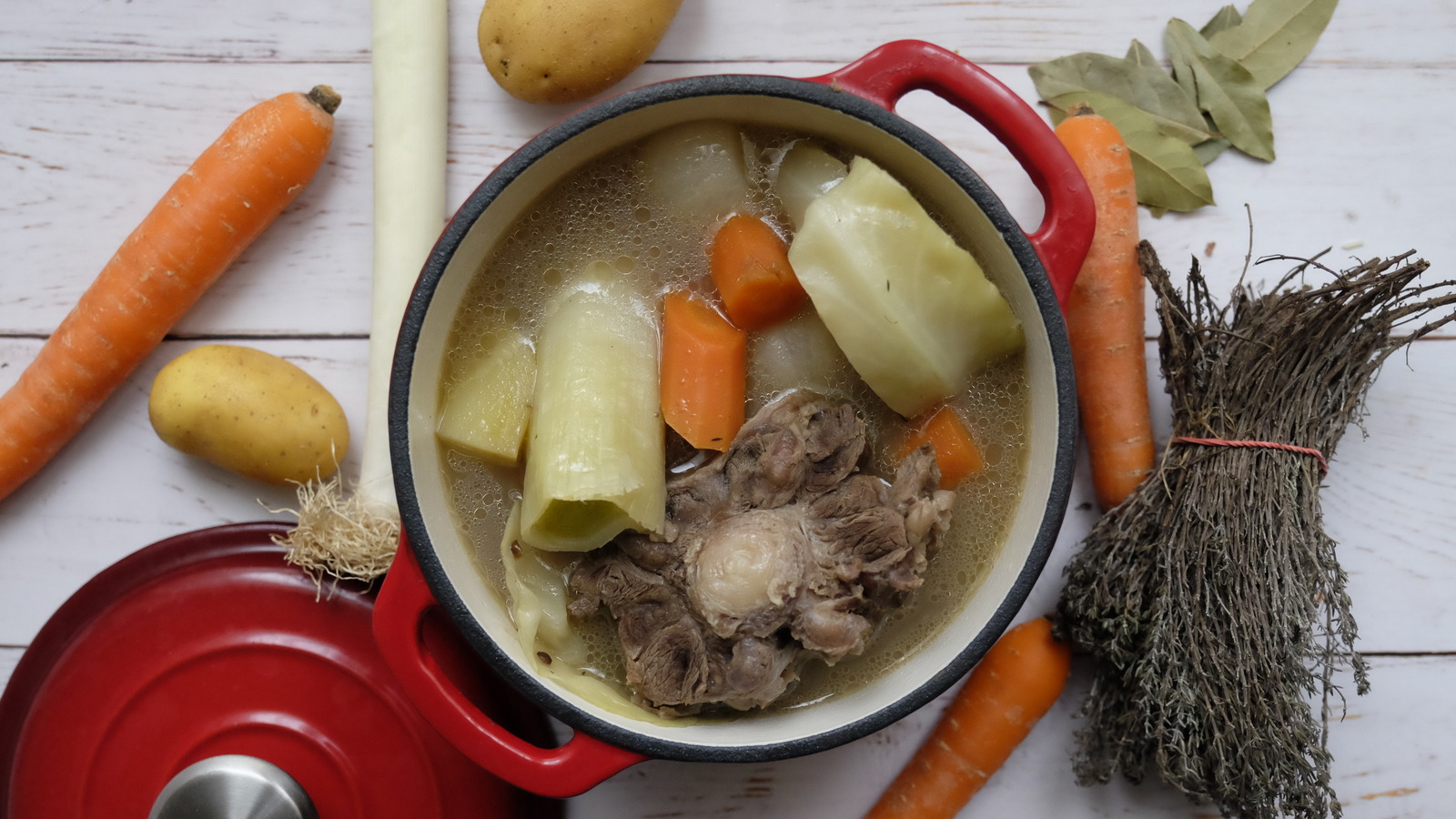 Pot-Au-Feu-Style Oxtail Soup Recipe