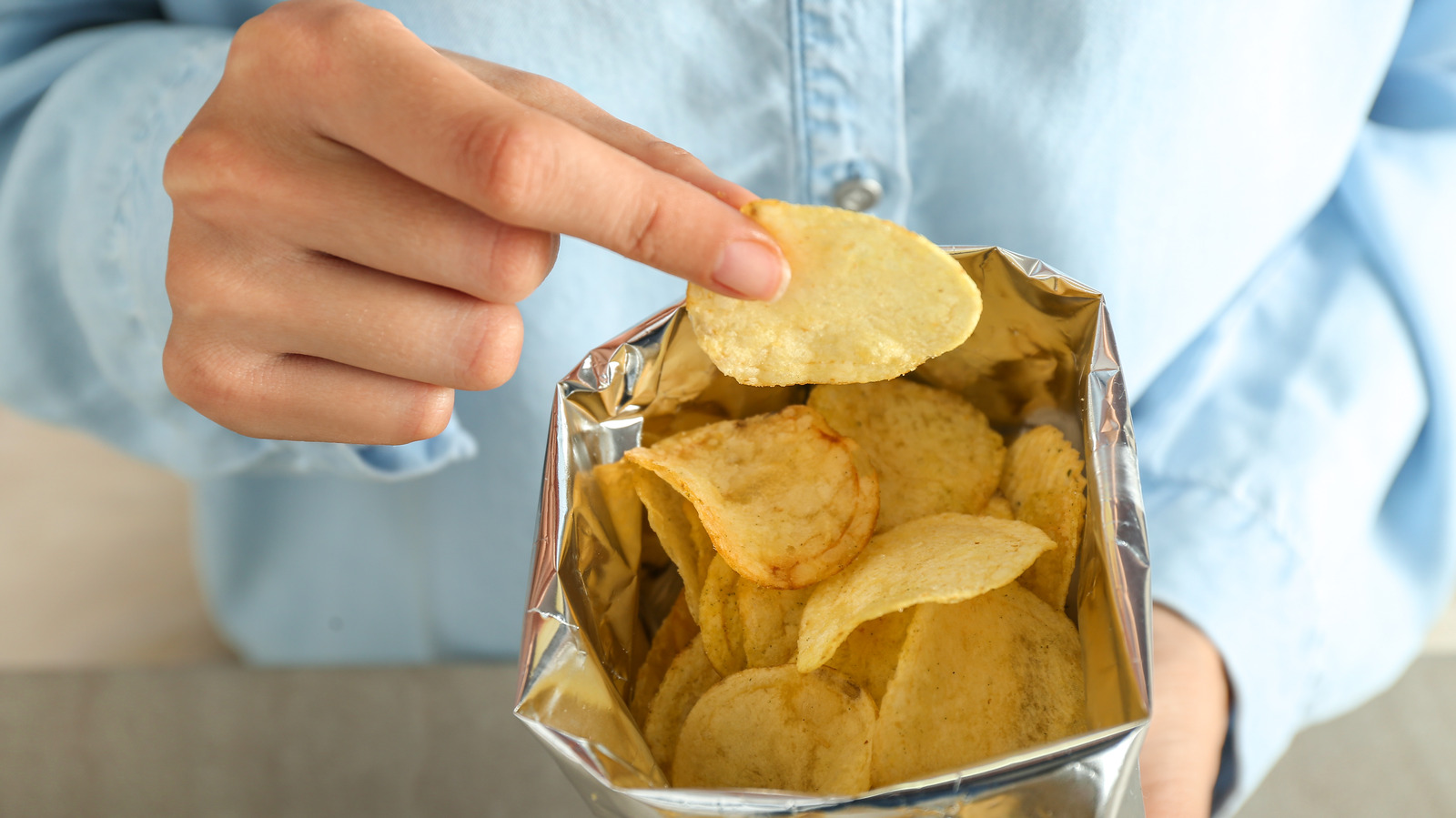 French Fry Party Bag Custom Printed Potato Chip Bag-tortilla 