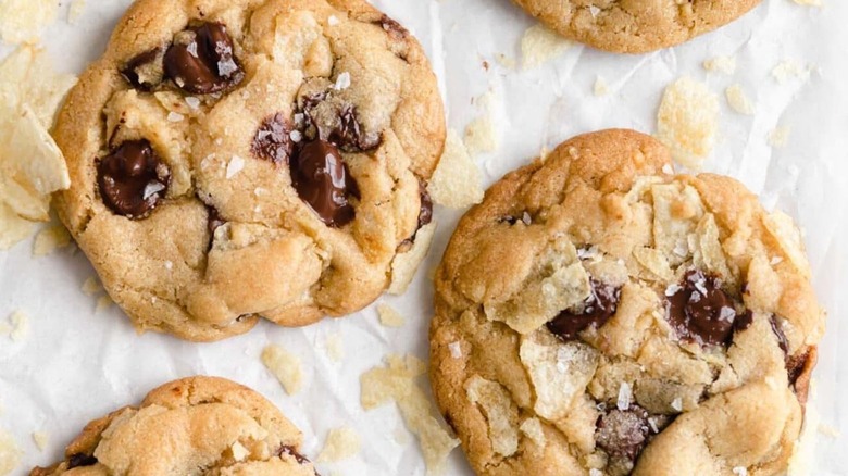 chocolate potato chip cookies