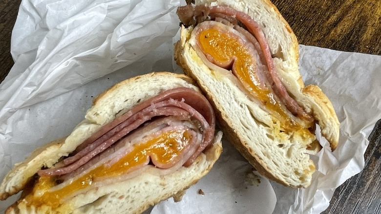A Wreck sandwich from Potbelly