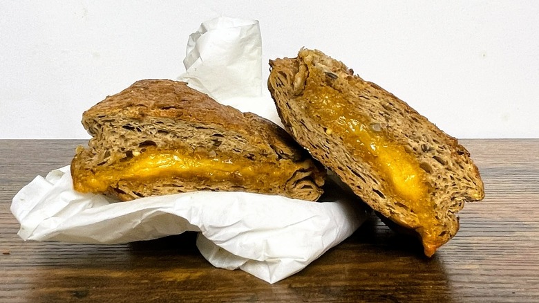 A Grilled Cheese sandwich from Potbelly
