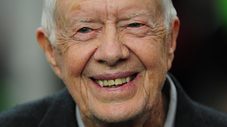 Jimmy Carter smiling widely
