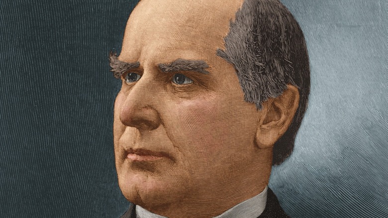 WIlliam McKinley frowning