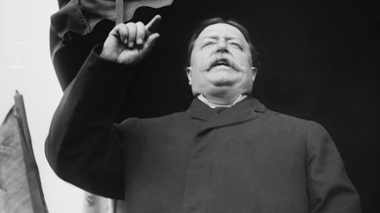 William Howard Taft giving a speech