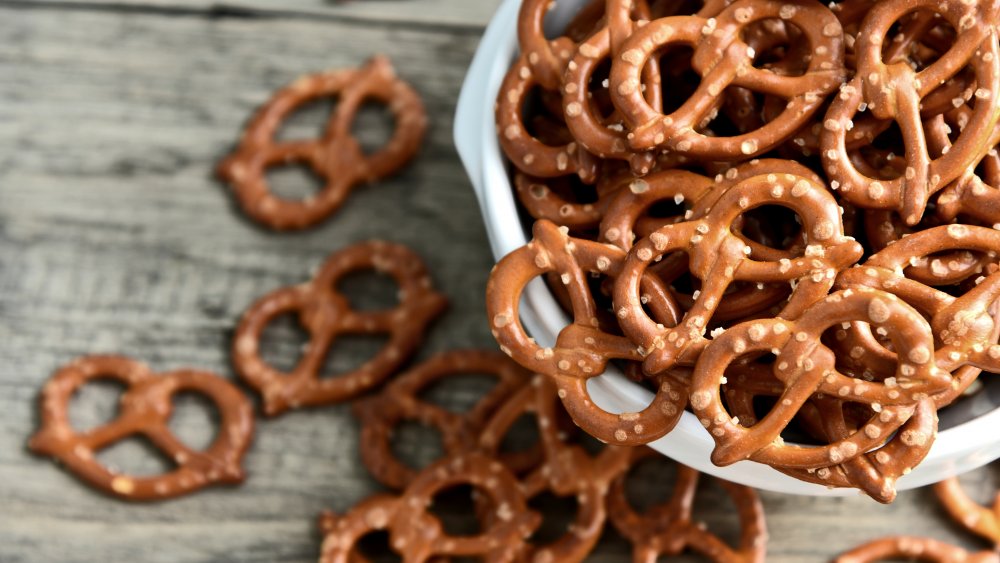 Pretzels in a bowl