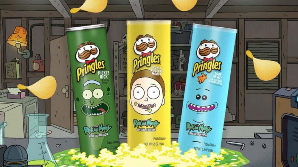 New Rick and Morty Pringles flavors