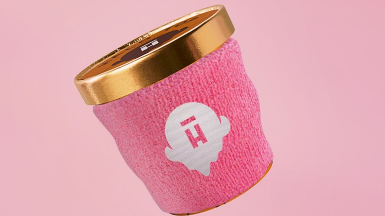 Halo Top with headband merch