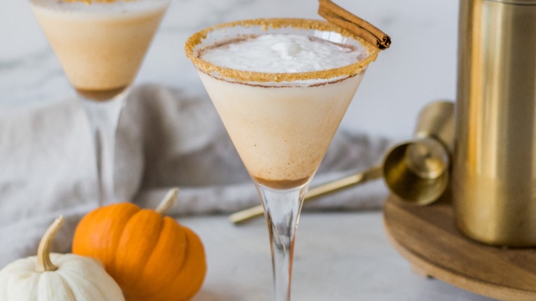 pumpkin pie martinis