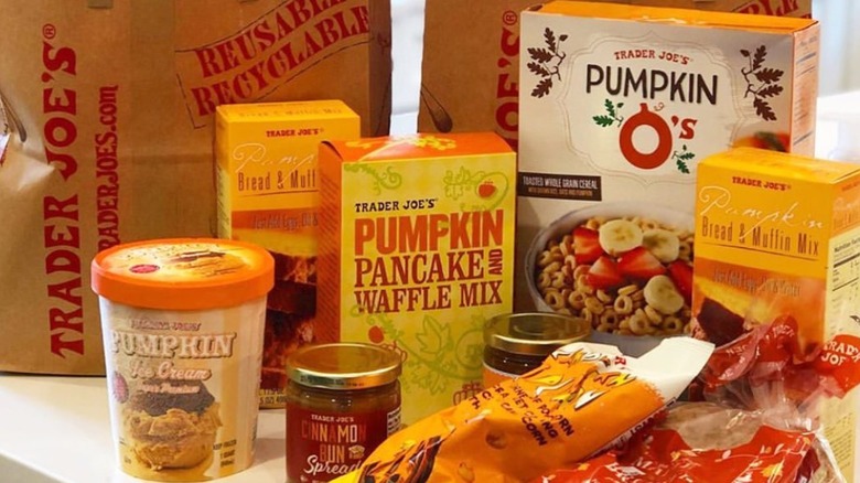 Trader Joe's fall pumpkin items