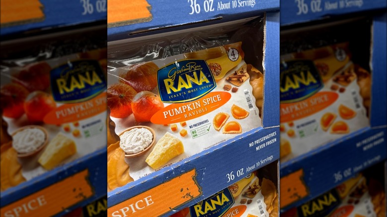 Rana pumpkin spice ravioli package