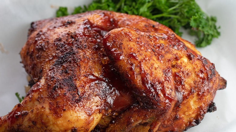 Quick And Easy BBQ Half Chicken Recipe