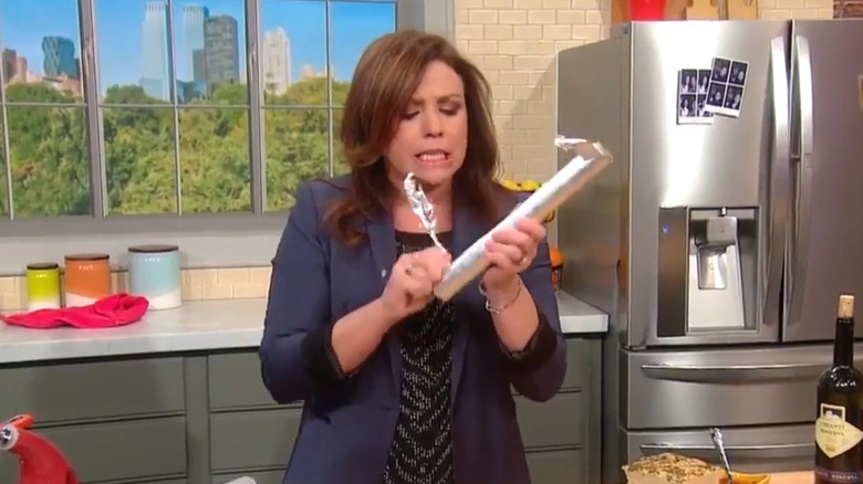 Rachael Ray foil fight video clip