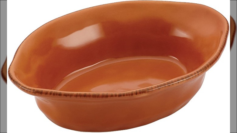 Rachael Ray Cucina Stoneware 12-Ounce Oval Au Gratin