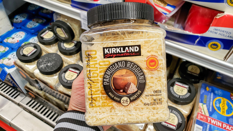 holding kirkland cheese