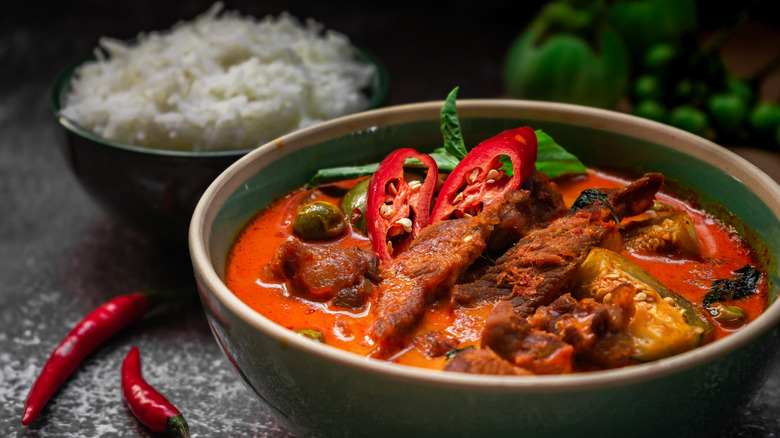 Bowl of beef chili