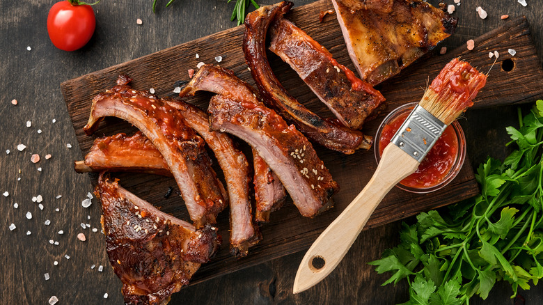 Barbecue spare ribs