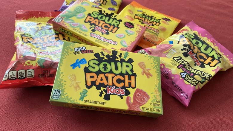 packages of Sour Patch Kids