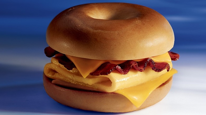 Mcdonald's bacon egg and cheese bagel