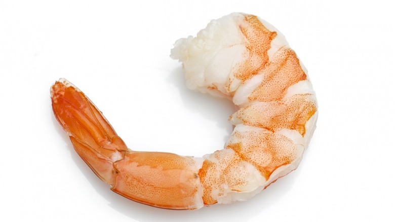 Cooked, peeled shrimp