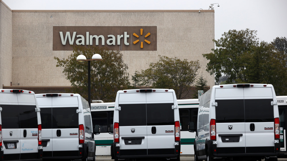 Walmart delivery vans