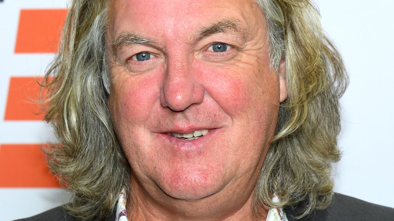 Close-up of James May