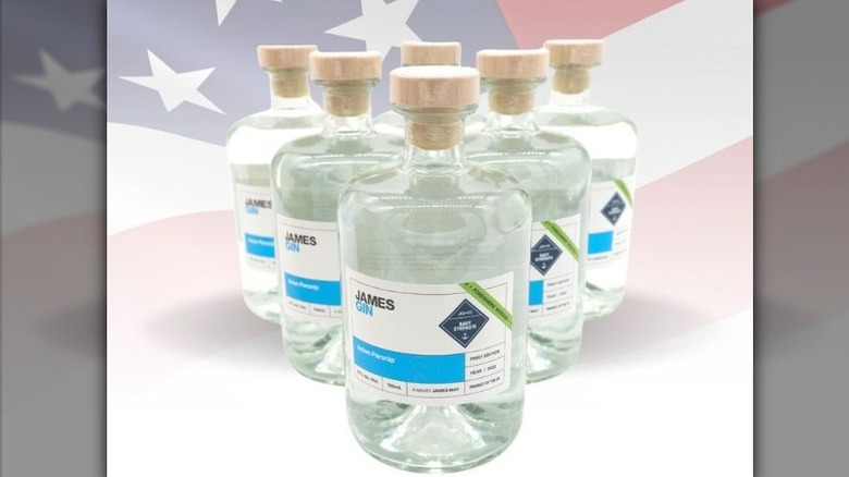Bottles of James Gin 