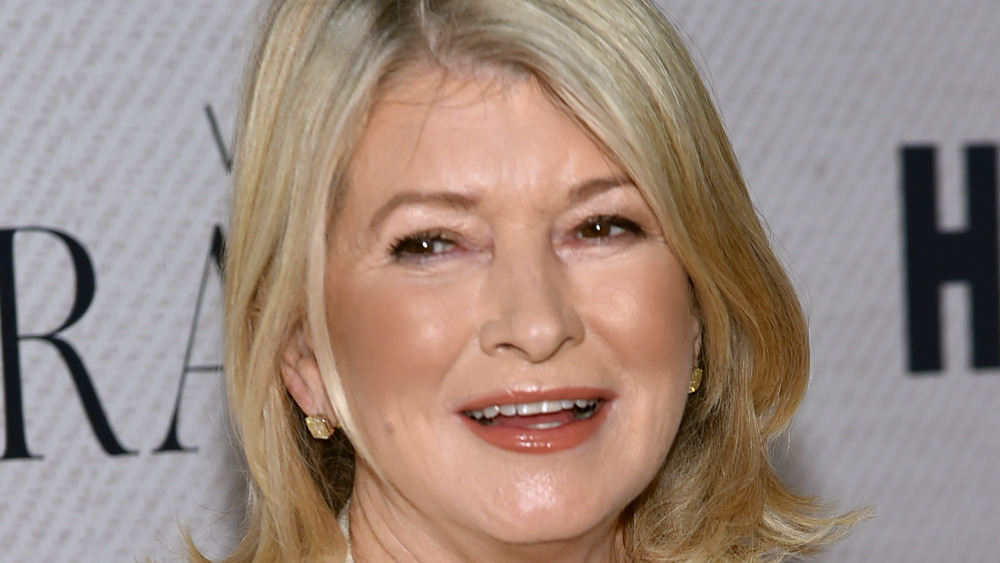 Martha Stewart attending movie premier