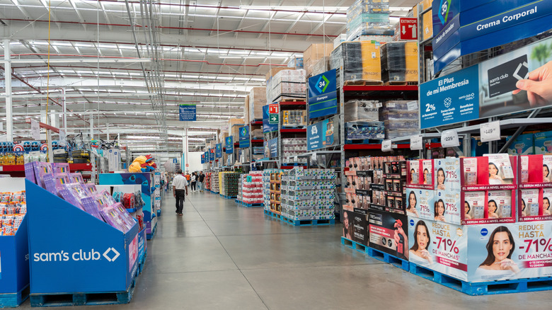 Sam's Club interior