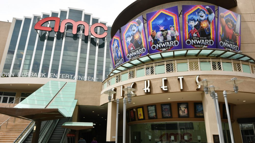 AMC movie theater front