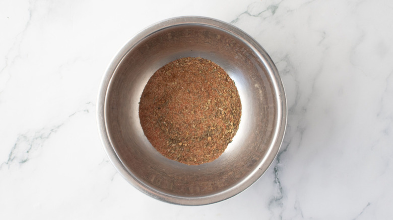 Seasoning blend in bowl