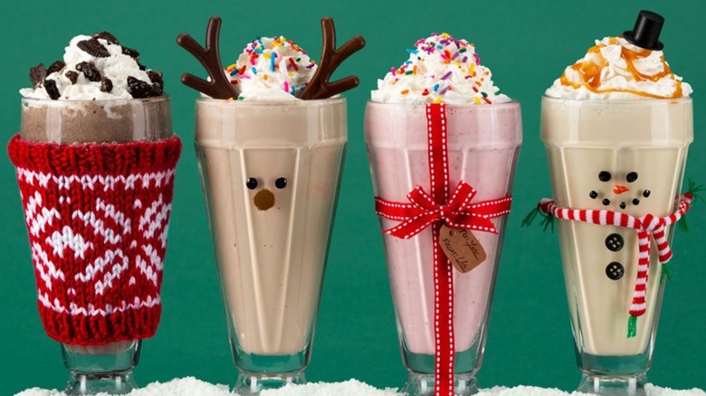 four holiday milkshakes