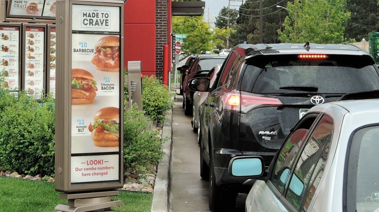 fast food drive-thru