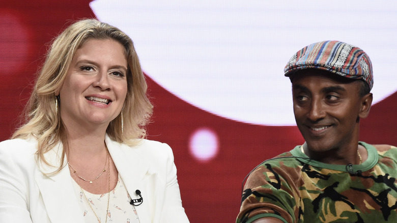 Amanda Freitag and Marcus Samuelsson from Chopped