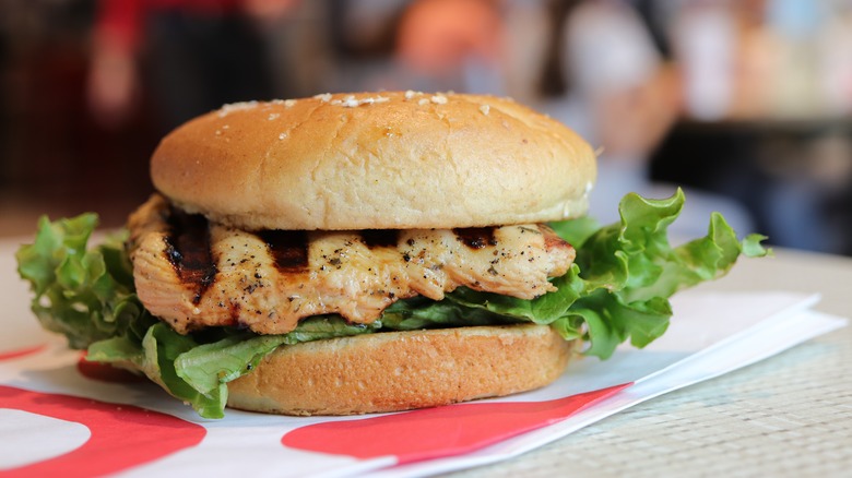 Chick-fil-A grilled chicken sandwich